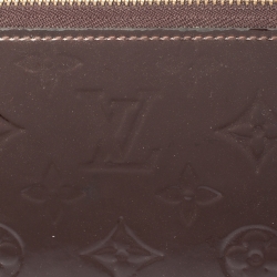 Louis Vuitton Amarante Monogram Vernis Zippy Wallet