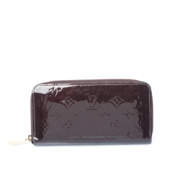Louis Vuitton Amarante Monogram Vernis Zippy Wallet