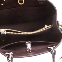 Pre Owned Louis Vuitton Amarante Monogram Vernis Montaigne BB Bag