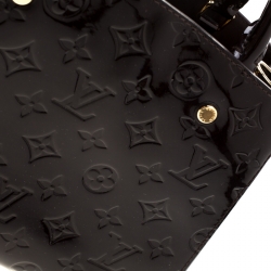 Pre Owned Louis Vuitton Amarante Monogram Vernis Montaigne BB Bag