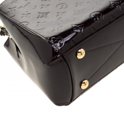 Pre Owned Louis Vuitton Amarante Monogram Vernis Montaigne BB Bag