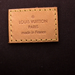 Pre Owned Louis Vuitton Amarante Monogram Vernis Alma GM Bag