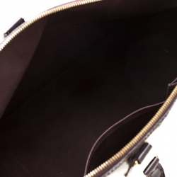 Pre Owned Louis Vuitton Amarante Monogram Vernis Alma GM Bag