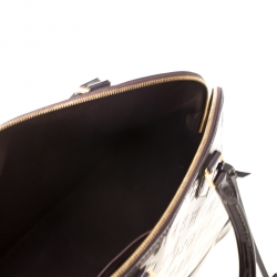 Pre Owned Louis Vuitton Amarante Monogram Vernis Alma GM Bag