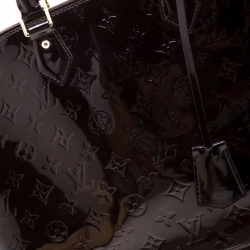 Pre Owned Louis Vuitton Amarante Monogram Vernis Alma GM Bag