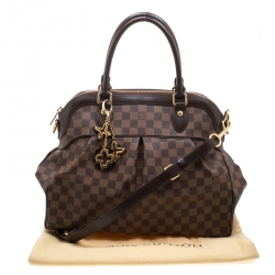 Pre Owned Louis Vuitton Damier Ebene Canvas Trevi with Charm GM Bag