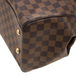Pre Owned Louis Vuitton Damier Ebene Canvas Trevi with Charm GM Bag