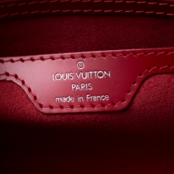 Pre Owned حقيبة لوي فيتون سوفلوت جلد أيبي حمراء