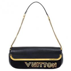 Louis Vuitton, Bags, Auth Louis Vuitton Monogram Eclipse Pochette To Go  M8569 Mens Clutch Bag