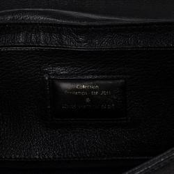 Pre Owned Louis Vuitton Limited Edition Black Suede Avant-Garde Pochette Clutch Bag