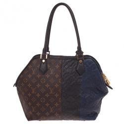 مملوكة مسبقًا Louis Vuitton Limited Edition Marine Monogram Blocks Zipped Tote Bag
