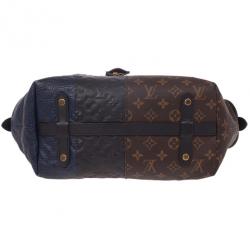 مملوكة مسبقًا Louis Vuitton Limited Edition Marine Monogram Blocks Zipped Tote Bag