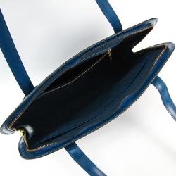 Pre Owned حقيبة كتف لوي فيتون لوساك جلد أيبي زرقاء توليدو