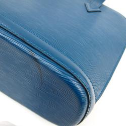 Pre Owned حقيبة كتف لوي فيتون لوساك جلد أيبي زرقاء توليدو