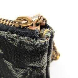 مملوكة مسبقًا محفظة عملات معدنية لوي فيتون دلاية مفاتيح دنيم مونوغرامي