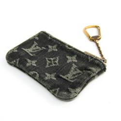 مملوكة مسبقًا محفظة عملات معدنية لوي فيتون دلاية مفاتيح دنيم مونوغرامي