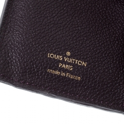 مملوكة مسبقًا Louis Vuitton Grenat Empreinte Leather Curieuse Wallet