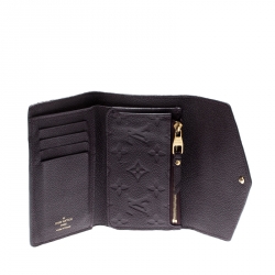 مملوكة مسبقًا Louis Vuitton Grenat Empreinte Leather Curieuse Wallet