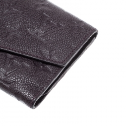 مملوكة مسبقًا Louis Vuitton Grenat Empreinte Leather Curieuse Wallet