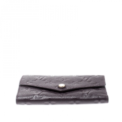 مملوكة مسبقًا Louis Vuitton Grenat Empreinte Leather Curieuse Wallet