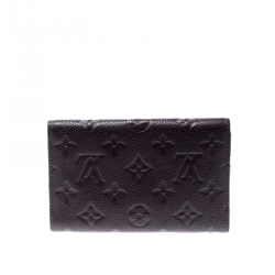 مملوكة مسبقًا Louis Vuitton Grenat Empreinte Leather Curieuse Wallet