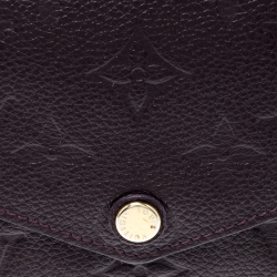 مملوكة مسبقًا Louis Vuitton Grenat Empreinte Leather Curieuse Wallet