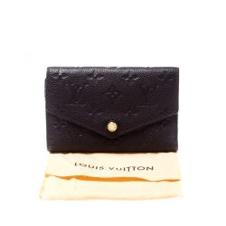 مملوكة مسبقًا Louis Vuitton Grenat Empreinte Leather Curieuse Wallet