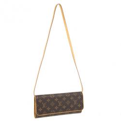 Pre Owned Louis Vuitton Pochette Monogram Twin GM Shoulder Bag