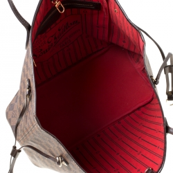Louis Vuitton Damier Ebene Canvas Neverfull MM Bag
