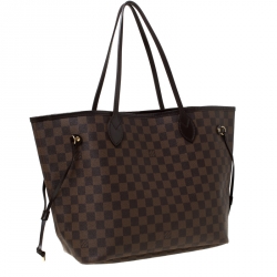Louis Vuitton Damier Ebene Canvas Neverfull MM Bag
