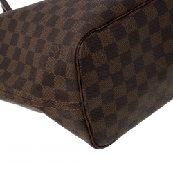 Louis Vuitton Damier Ebene Canvas Neverfull MM Bag