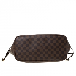 Louis Vuitton Damier Ebene Canvas Neverfull MM Bag