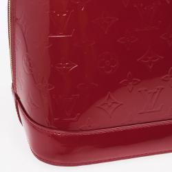 Pre Owned Louis Vuitton Pomme D'Amour Monogram Vernis Alma GM