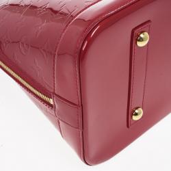 Pre Owned Louis Vuitton Pomme D'Amour Monogram Vernis Alma GM