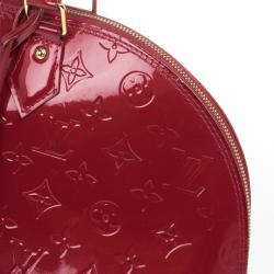 Pre Owned Louis Vuitton Pomme D'Amour Monogram Vernis Alma GM