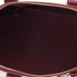 Pre Owned Louis Vuitton Pomme D'Amour Monogram Vernis Alma GM