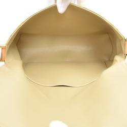 Pre Owned Louis Vuitton Lime Monogram Vernis Thompson Street Bag