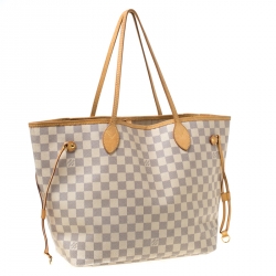 Louis Vuitton Damier Azur Canvas Neverfull MM Bag