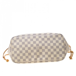 Louis Vuitton Damier Azur Canvas Neverfull MM Bag