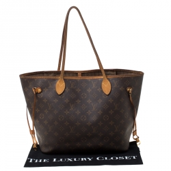 Louis Vuitton Monogram Canvas Neverfull MM Bag