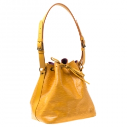 Pre Owned حقيبة لوي فيتون نيو بتيت جلد إيبي ماندرين 