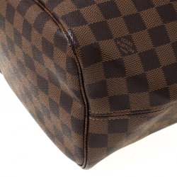 Louis Vuitton Rose Ballerine Damier Ebene Canvas Neverfull MM Bag