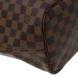 Louis Vuitton Rose Ballerine Damier Ebene Canvas Neverfull MM Bag