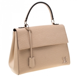 مملوكة مسبقًا Louis Vuitton Jaune Pale Epi Leather Cluny MM Top Handle Bag