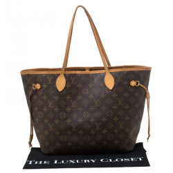 Louis Vuitton Monogram Canvas Neverfull MM Bag