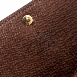 Louis Vuitton Monogram Canvas Sarah Continental Wallet 