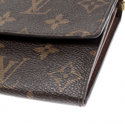 Louis Vuitton Monogram Canvas Sarah Continental Wallet 
