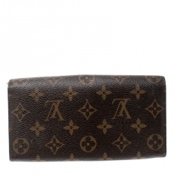 Louis Vuitton Monogram Canvas Sarah Continental Wallet 
