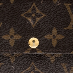 Louis Vuitton Monogram Canvas Sarah Continental Wallet 