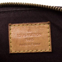 Pre Owned Louis Vuitton Griotte Monogram Vernis Alma BB Bag